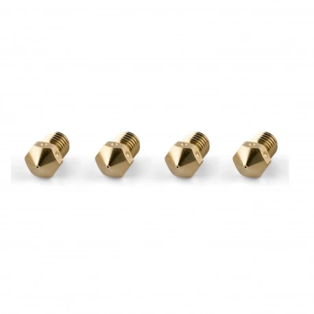 RepRap M6 Brass Nozzle 0,4 mm - 1,75 mm - 4 pcs