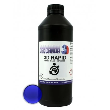 Monocure 3D Rapid Resin - 1 liter - Blue