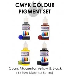 Monocure 3D CMYK Pigment Set (4 x 30 ml)