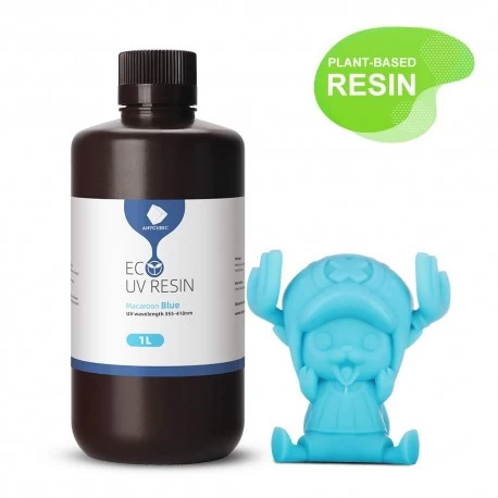 Anycubic Plantebaseret UV Resin 1000ml Blå - SoluNOiD.dk