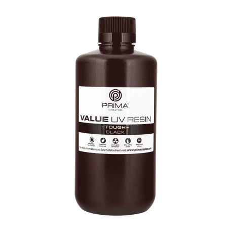 PrimaCreator Value Tough UV Resin (ABS Like) - 1000 ml - Black