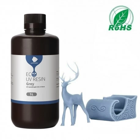 Køb Anycubic Plantebaseret UV Resin 1000ml Grå hos SoluNOiD.dk - Online