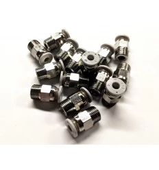 PC4-M10*0.9 Straight-Thru Fittings - For 1.75mm Bowden Tubing