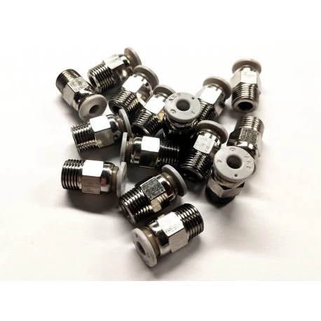 PC4-M10*0.9 Straight-Thru Fittings - For 1.75mm Bowden Tubing
