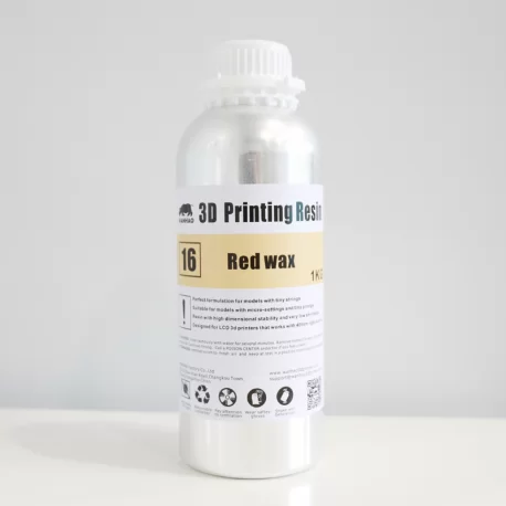 Wanhao 3D-Printer UV resin - Red Wax- 1000 ml