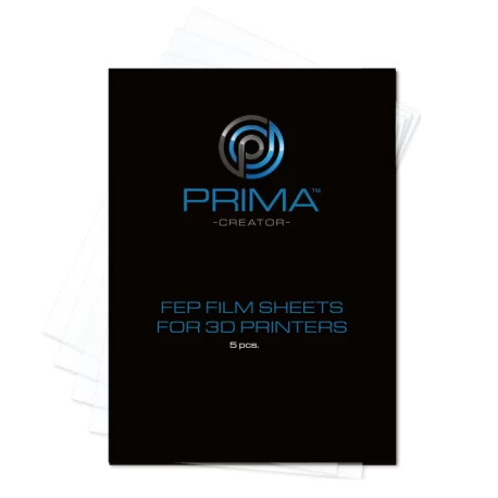 PrimaCreator FEP Film Sheets for 3D Printers - 140 x 200 mm - 5-pack - SoluNOiD.dk