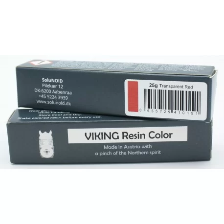 Viking Labs Pigment farve Transparent Rød - 25g