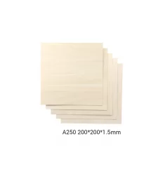 Snapmaker Basswood Sheet-A250 / 200x200x1,5mm / 5-pack