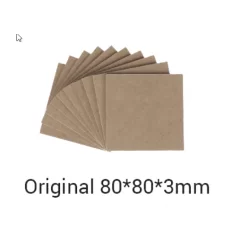 Snapmaker MDF Wood Sheet / 80x80x3mm / 10-pack