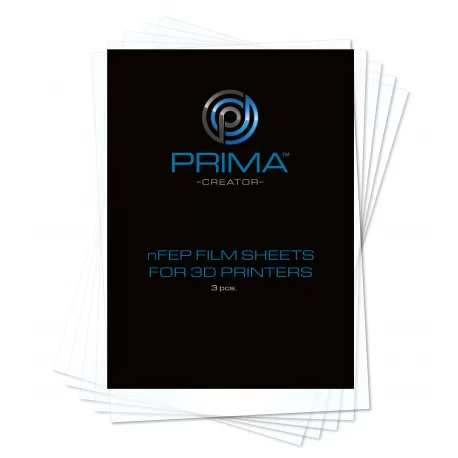 Køb PrimaCreator nFEP Film Sheets for 3D Printers - 140 x 200 mm - 3-pack hos SoluNOiD.dk - Online