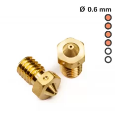 Nozzle E3D V6 0.6mm - 1pcs