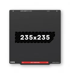 OSEQ Safe sheet 240x245mm for 235x235mm heatbed