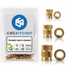 Threaded inserts - set standard 200 pcs