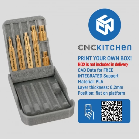 Original CNC Kitchen Soldering tips for threaded inserts