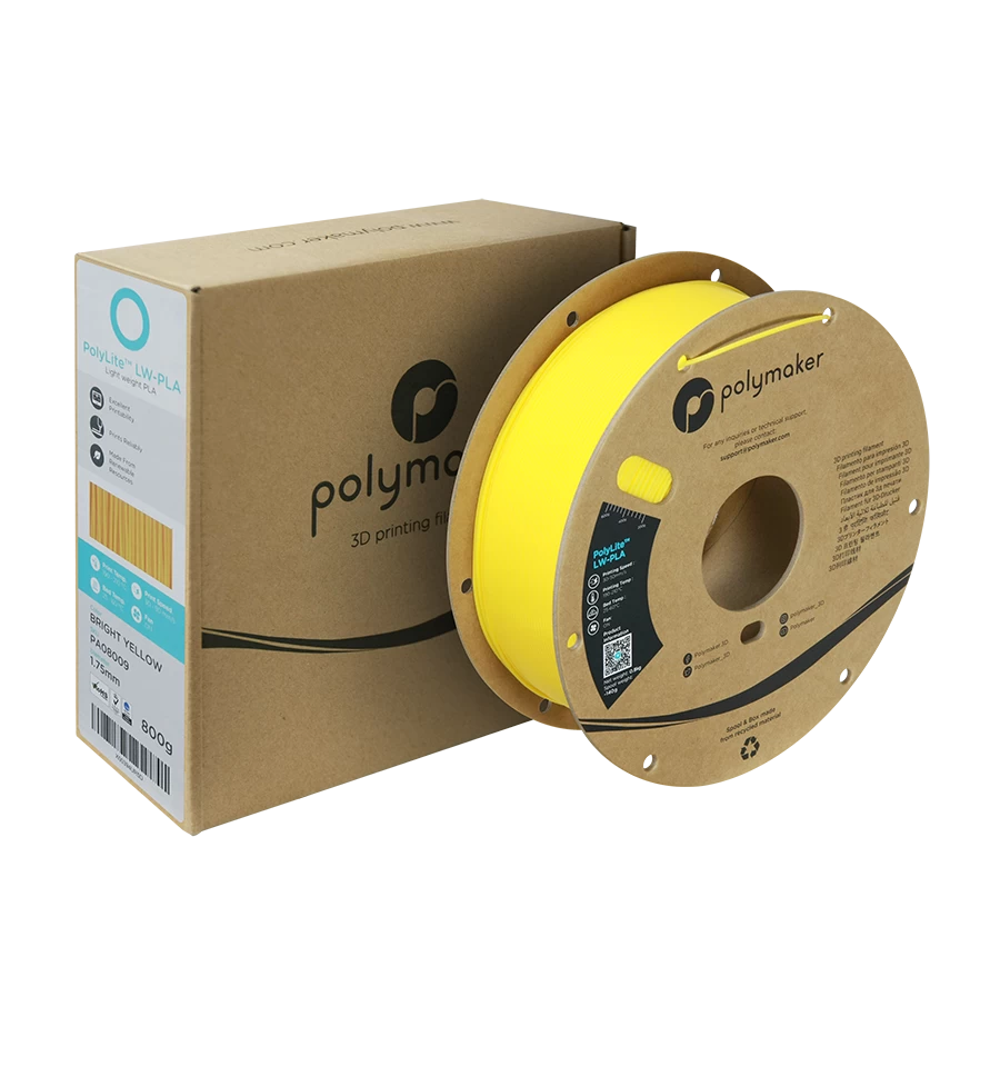 Buy Polymaker™ PolyLite™ LW-PLA at SoluNOiD.dk - Online