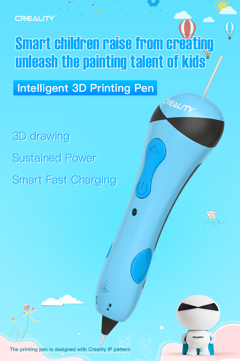 Creality 3D Pen PCL hos SoluNOiD.dk - Online