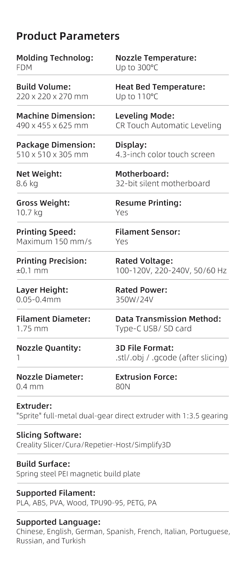 Creality Ender 3 S1 Pro - SoluNOiD.dk