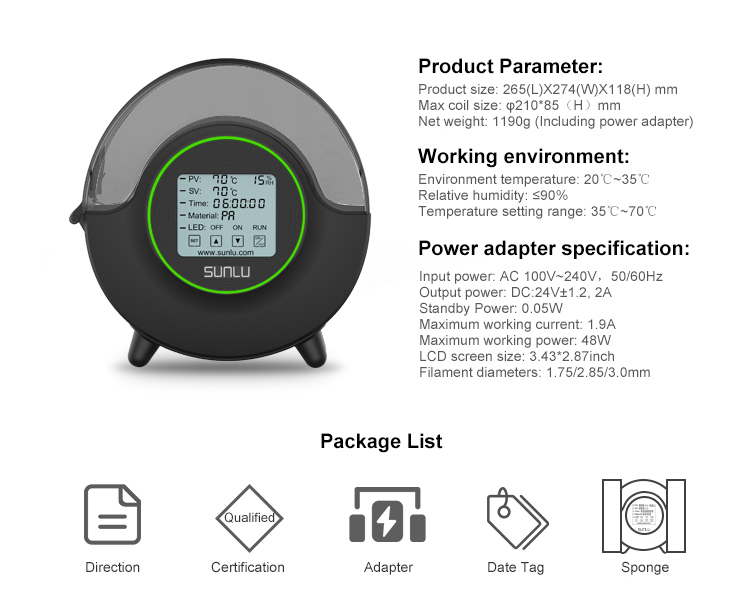 Sunlu S2 Dryer at SoluNOiD.dk - Online