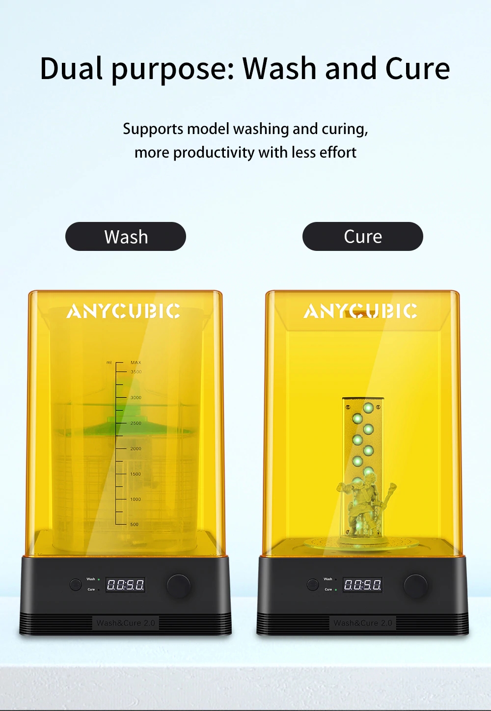 Anycubic Wash & Cure 2.0 hos SoluNOiD.dk