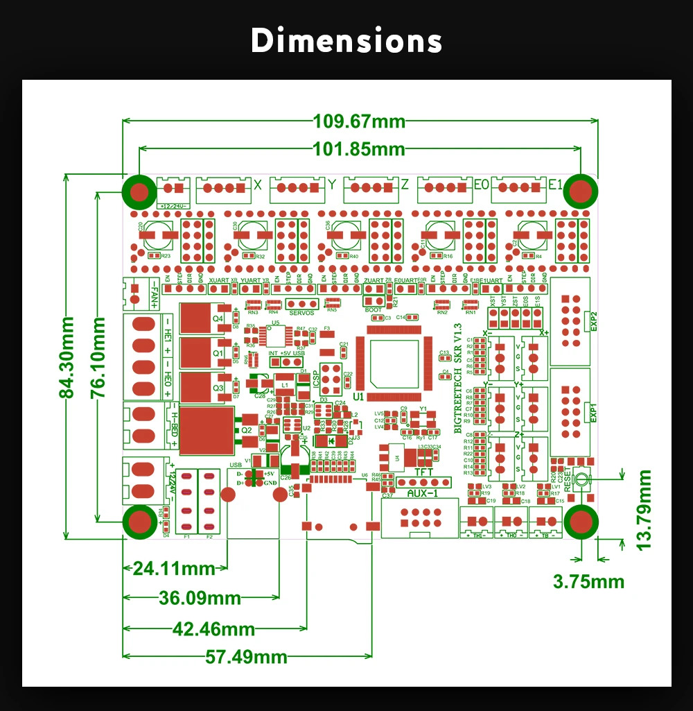 Bigtreetech Motherboard - SoluNOiD.dk